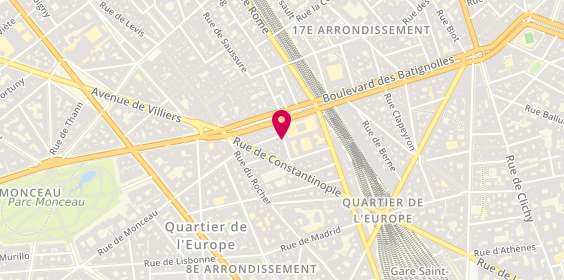 Plan de SALLENAVE Philippe, 7 Rue Andrieux, 75008 Paris