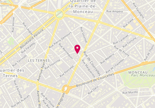 Plan de VOIZEUX Baptiste, 3 Rue Théodore de Banville, 75017 Paris