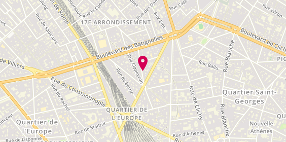 Plan de MATHIEU Eric, 24 Rue du Turin, 75008 Paris