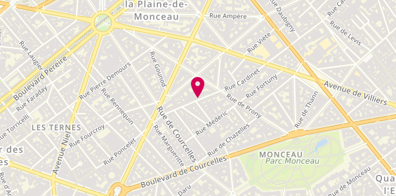 Plan de CASAURANG VERGEZ Joël, 27 Rue Cardinet, 75017 Paris
