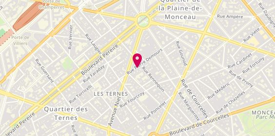 Plan de BESOMBES Joëlle, 64 Rue Pierre Demours, 75017 Paris
