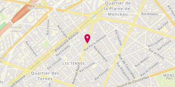 Plan de BONAFOUS Sophie, 44 Avenue Niel, 75017 Paris