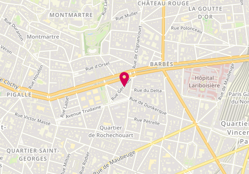 Plan de PRIGENT Isabelle, 14 Rue Gérando, 75009 Paris