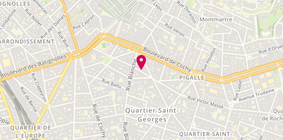 Plan de CHAUVIN Thierry, 30 Rue de Douai, 75009 Paris