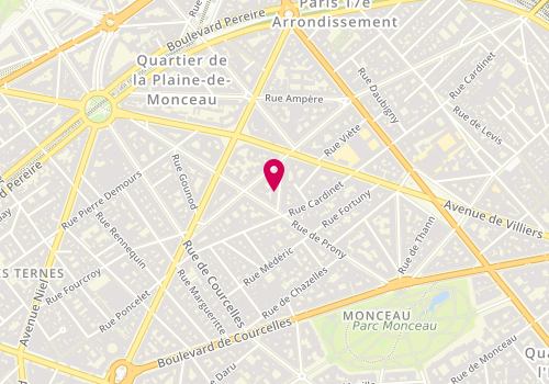 Plan de PADOVANI LE PRETRE Cécile, 3 Rue Meissonier, 75017 Paris