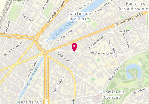 Plan de ZAABI Mourad, 61 Rue Armand Carrel, 75019 Paris
