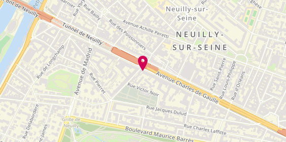 Plan de POULET Sébastien, 155 Avenue Charles de Gaulle, 92200 Neuilly-sur-Seine