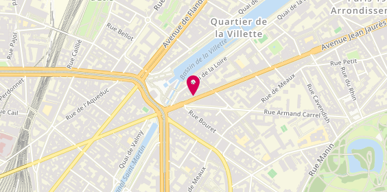 Plan de ROSSINELLI Cyrille, 13 Avenue Jean Jaurès, 75019 Paris