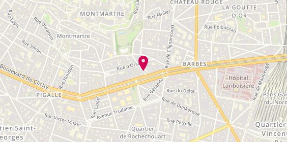 Plan de FERME Julien, 4 Rue Seveste, 75018 Paris