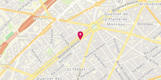 Plan de DEZAMY Romain, 143 Boulevard Pereire, 75017 Paris