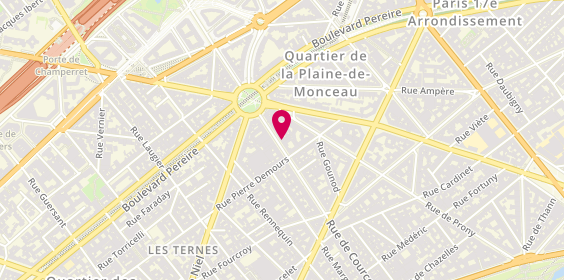 Plan de LANGLAIS Pauline, 172 Rue de Courcelles, 75017 Paris
