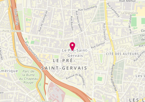 Plan de HASSID Martin, 17 Rue Danton, 93310 Le Pré-Saint-Gervais