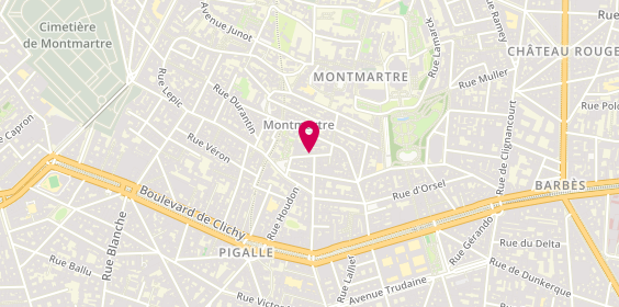 Plan de FAJAL Elise, 9 Rue la Vieuville, 75018 Paris