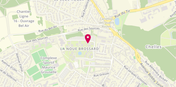 Plan de ROZENWURCEL Nathalie, 3 Place du Bois Madame, 77500 Chelles