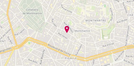 Plan de PHILIPP Stéphanie, 43 Rue des Abesses, 75018 Paris