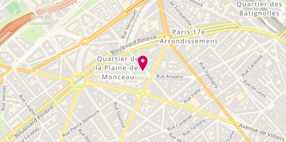 Plan de FRANK Daniel, 1 Bis Rue Alphonse de Neuville, 75017 Paris