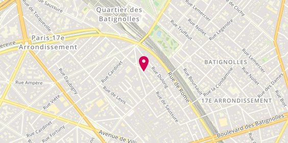 Plan de CARNIAUX Erika, 64 Rue de Saussure, 75017 Paris