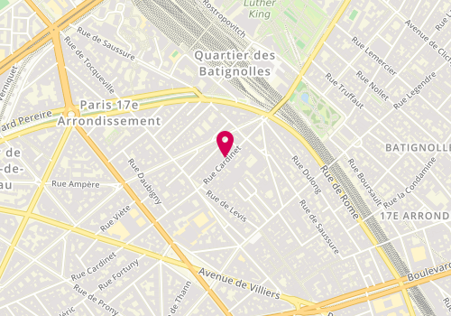 Plan de MASSON Victor, 119 Rue Cardinet, 75017 Paris
