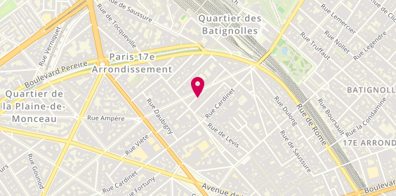 Plan de GOISET Sarah, 8 Rue Déodat de Sévérac, 75017 Paris
