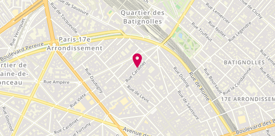 Plan de OHOUO Thomas, 119 Rue Cardinet, 75017 Paris