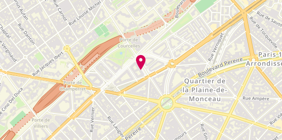 Plan de BIRE Marie, 187 Rue de Courcelles, 75017 Paris