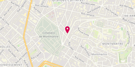 Plan de KANIA Christophe, 27 Rue Caulaincourt, 75018 Paris