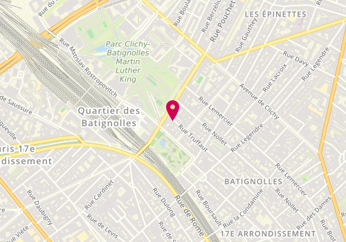Plan de MARTINET Lucas, 91 Bis Rue Truffaut, 75017 Paris