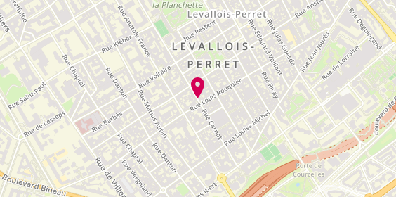 Plan de BEAUMANOIR Hortense, 38 Rue Carnot, 92300 Levallois-Perret