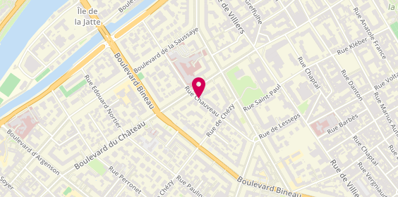 Plan de FUSEE Séverine, 36 Rue Chauveau, 92200 Neuilly-sur-Seine