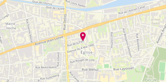 Plan de BRY Eugène, 24 Rue de la Paix, 93500 Pantin