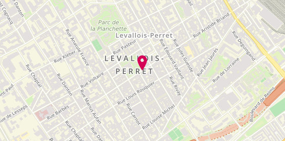 Plan de GIRY-DELOISON Isabelle, 76 Rue Aristide Briand, 92300 Levallois-Perret