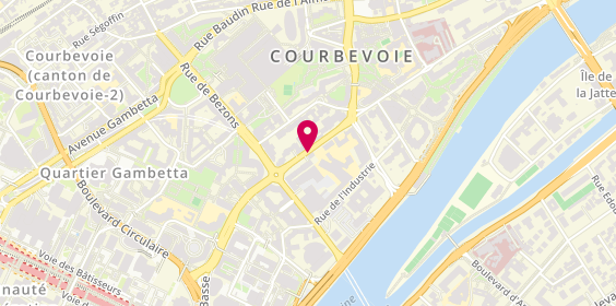 Plan de DESAUBLIAUX Céline, 14 Rue Victor Hugo, 92400 Courbevoie