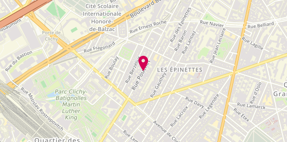 Plan de BRIS Frédéric, 30 Rue Pouchet, 75017 Paris