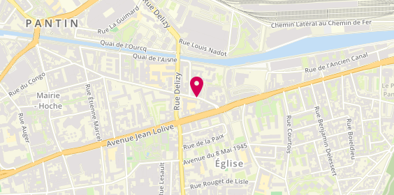 Plan de REVOL-TISSOT Maxime, 73 Rue Victor Hugo, 93500 Pantin