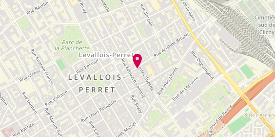 Plan de TOMBEUR Jean Pierre, 100 Bis Rue Aristide Briand, 92300 Levallois-Perret