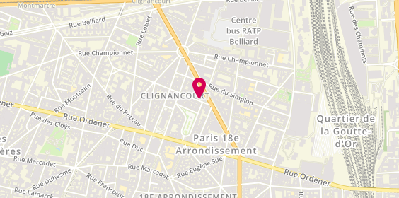 Plan de BOCAUD Florine, 4 Rue Joseph Dijon, 75018 Paris