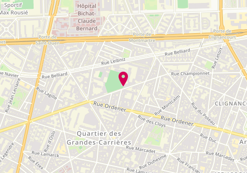 Plan de BRULE Alix, 160 Rue Championnet, 75018 Paris