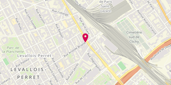 Plan de Kinesitherapie Pablo Dominguez, 148 Rue Aristide Briand, 92300 Levallois-Perret