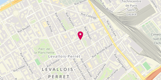 Plan de PADOY Philippe, 31 Rue Marjolin, 92300 Levallois-Perret