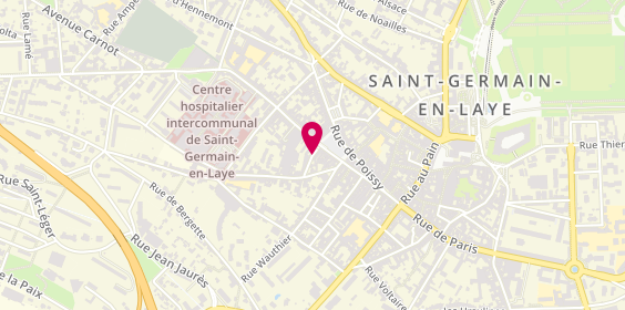 Plan de FRADETAL Denis, 1 Bis Rue Jadot, 78100 Saint-Germain-en-Laye