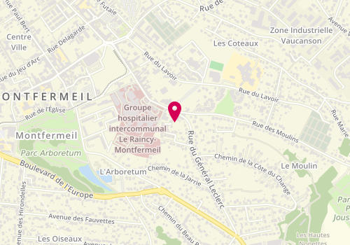 Plan de LEGRESY Jade, 10 Rue du General Leclerc, 93370 Montfermeil
