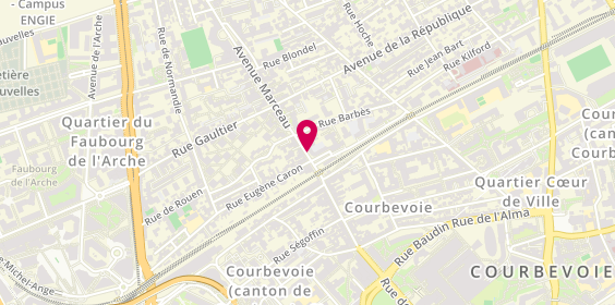 Plan de LE POITTEVIN Philippe, 2 Rue Sébastopol, 92400 Courbevoie