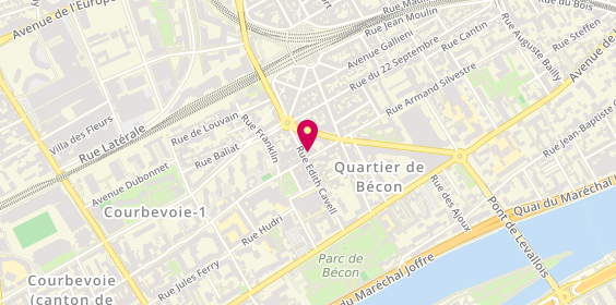 Plan de RUGET Corentin, 105 Rue Armand Silvestre, 92400 Courbevoie