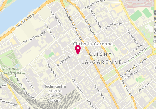 Plan de VINUESA Garcia Alba, 5 Rue de l'Ancienne Mairie, 92110 Clichy