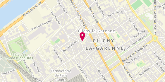 Plan de GARCIN Apolline, 5 Rue de l'Ancienne Mairie, 92110 Clichy