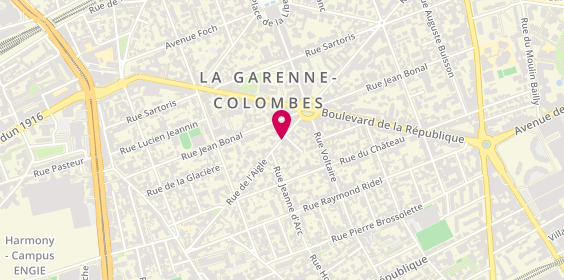 Plan de DEJEAN Sébastien, 67 Rue de l'Aigle, 92250 La Garenne-Colombes