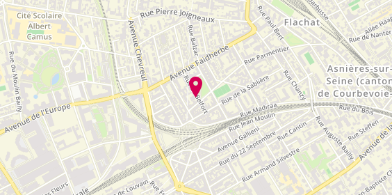 Plan de GÉRARD - DEPREZ Guillaume, 9 Rue de Belfort, 92600 Asnières-sur-Seine