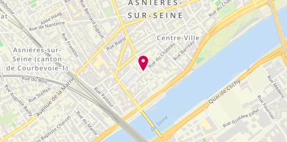 Plan de FAURE Myriel, 29 Rue du Chateau, 92600 Asnières-sur-Seine