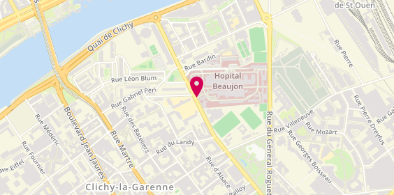 Plan de DIAS Mathilde, 100 Boulevard du General Leclerc, 92110 Clichy
