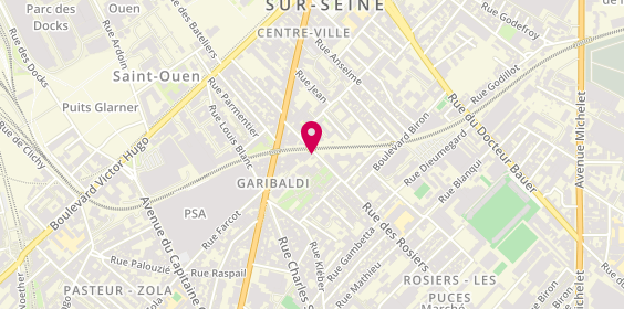 Plan de MARTENS Julian, 12 Rue des Rosiers, 93400 Saint-Ouen-sur-Seine